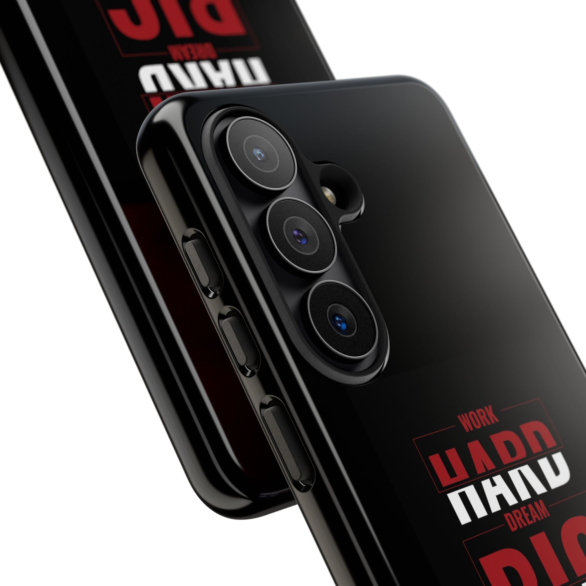 Phone Case - "Work Hard Dream Big" Motivational Tough Case