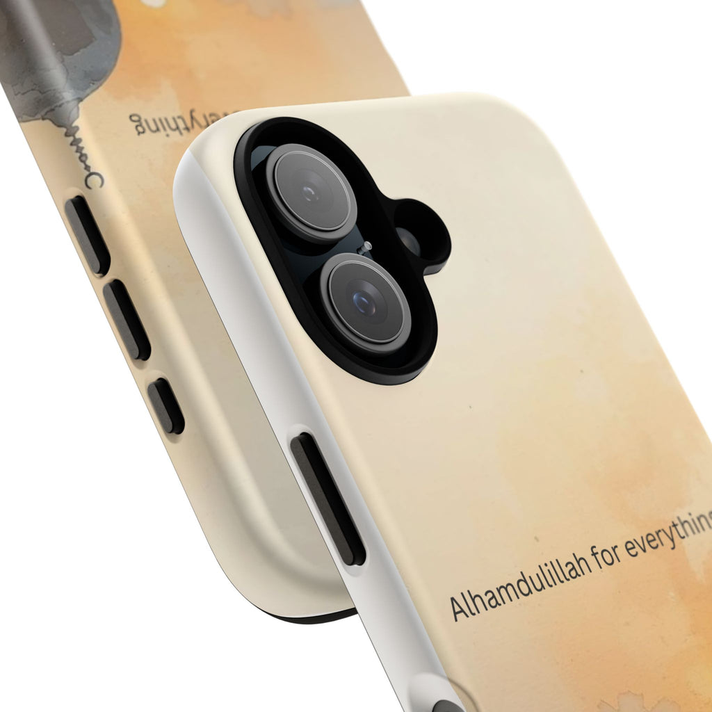 Alhamdulillah for Everything Phone Case — Islamic Mosque Sunrise Protective Cover