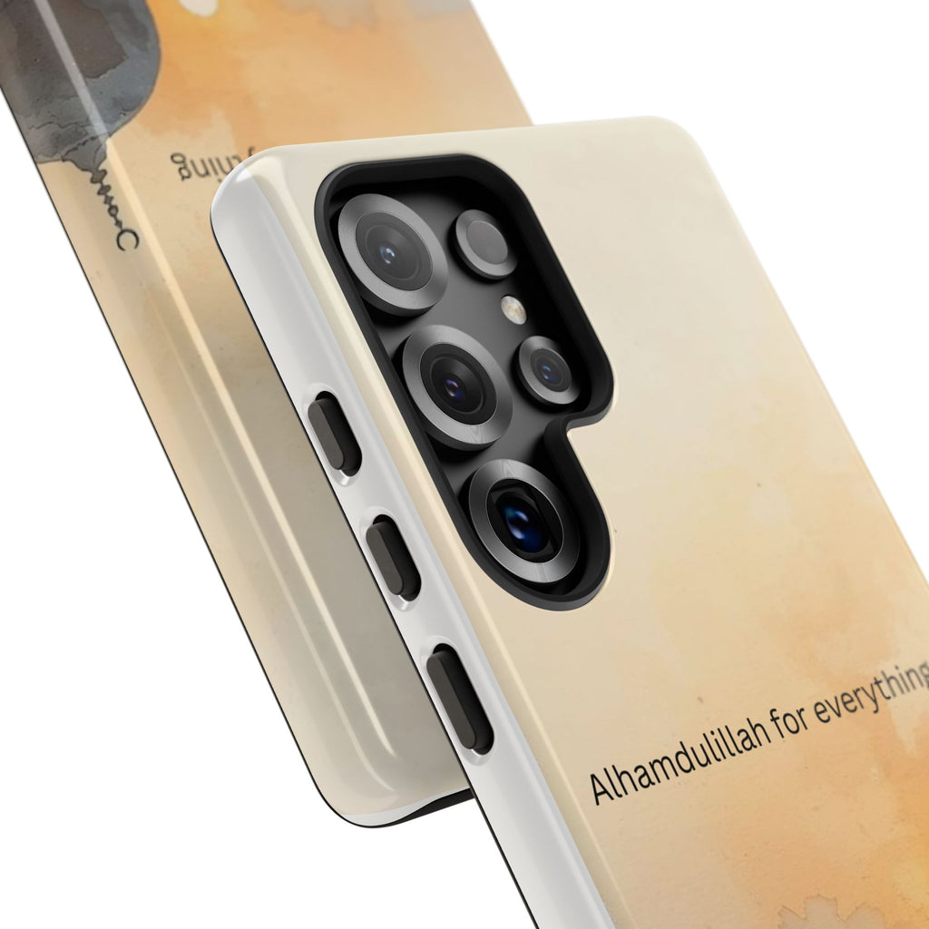 Alhamdulillah for Everything Phone Case — Islamic Mosque Sunrise Protective Cover