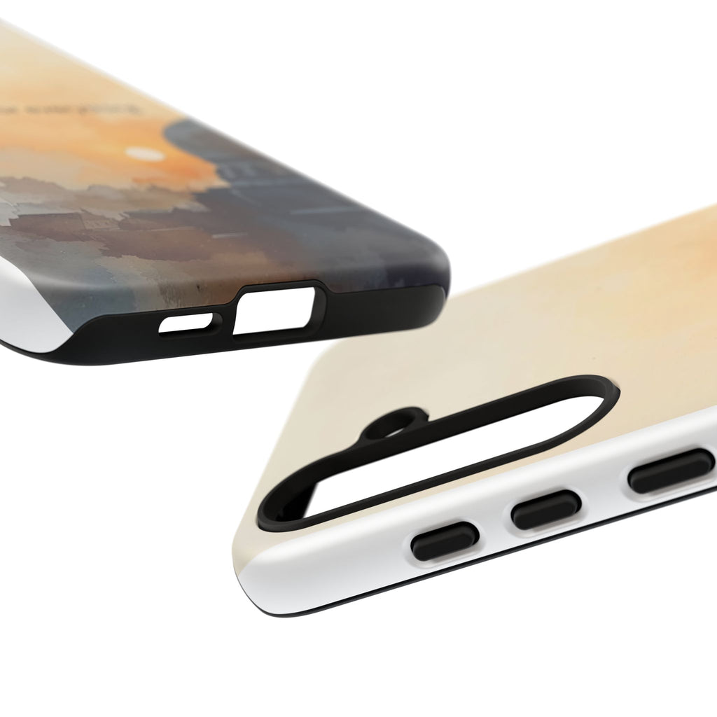 Alhamdulillah for Everything Phone Case — Islamic Mosque Sunrise Protective Cover