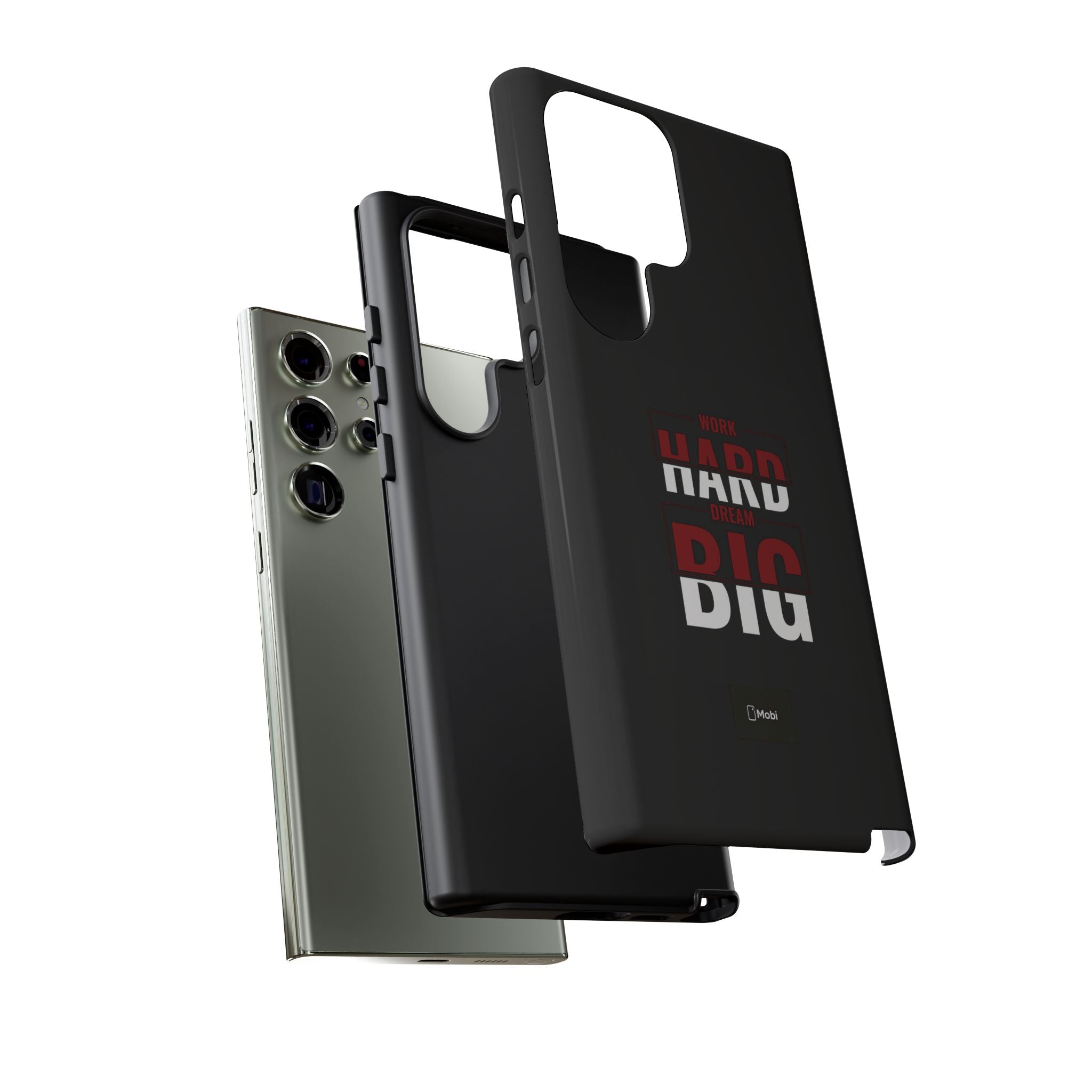 Phone Case - "Work Hard Dream Big" Motivational Tough Case
