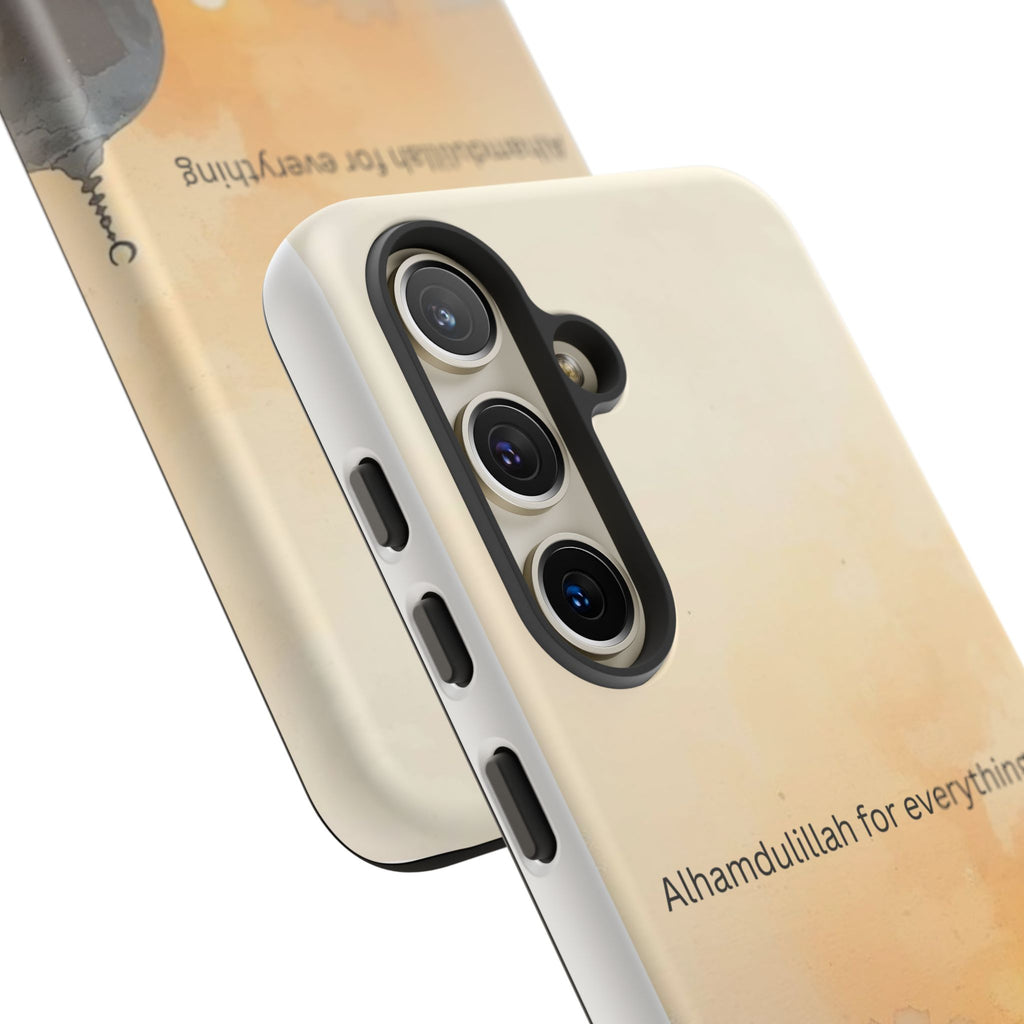 Alhamdulillah for Everything Phone Case — Islamic Mosque Sunrise Protective Cover