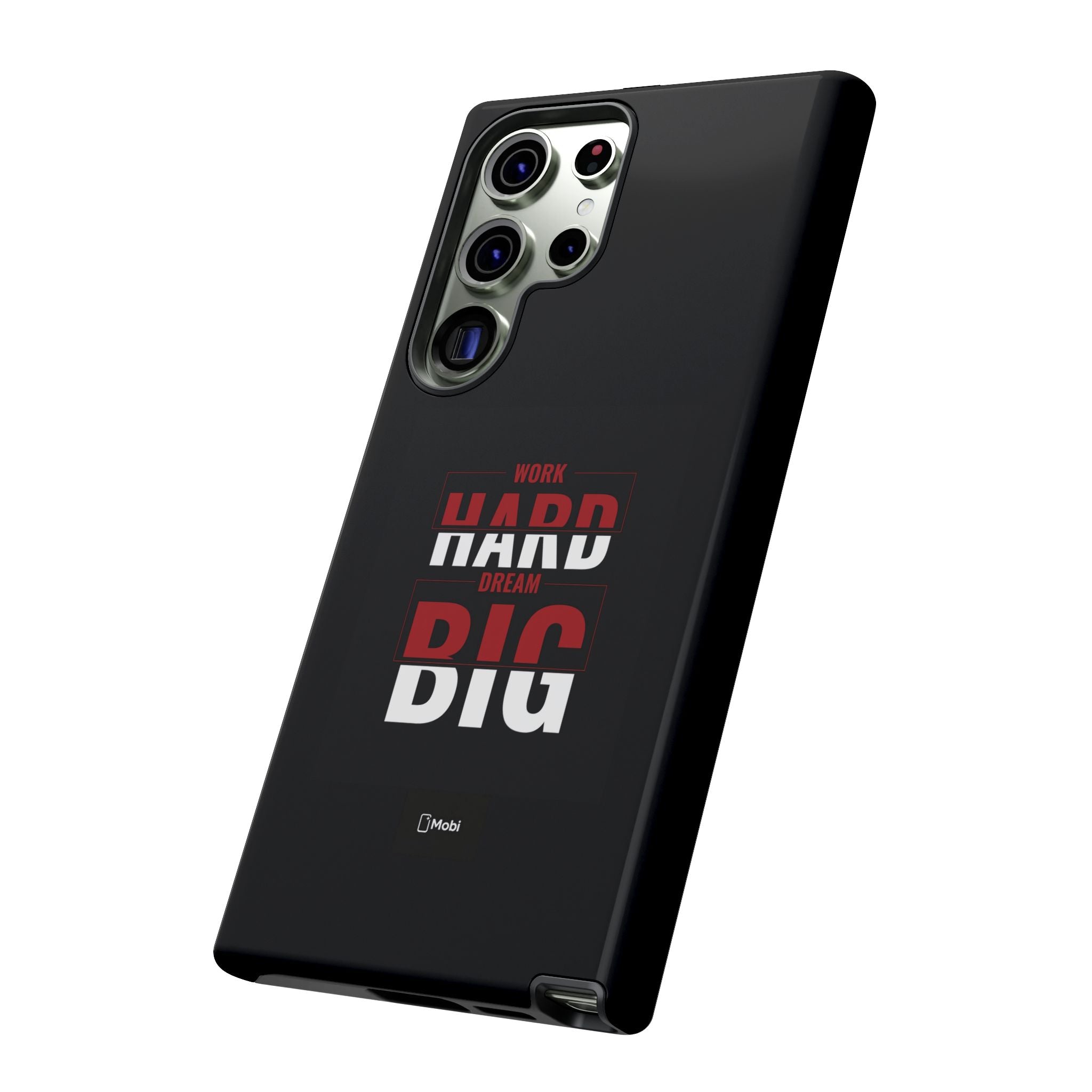 Phone Case - "Work Hard Dream Big" Motivational Tough Case