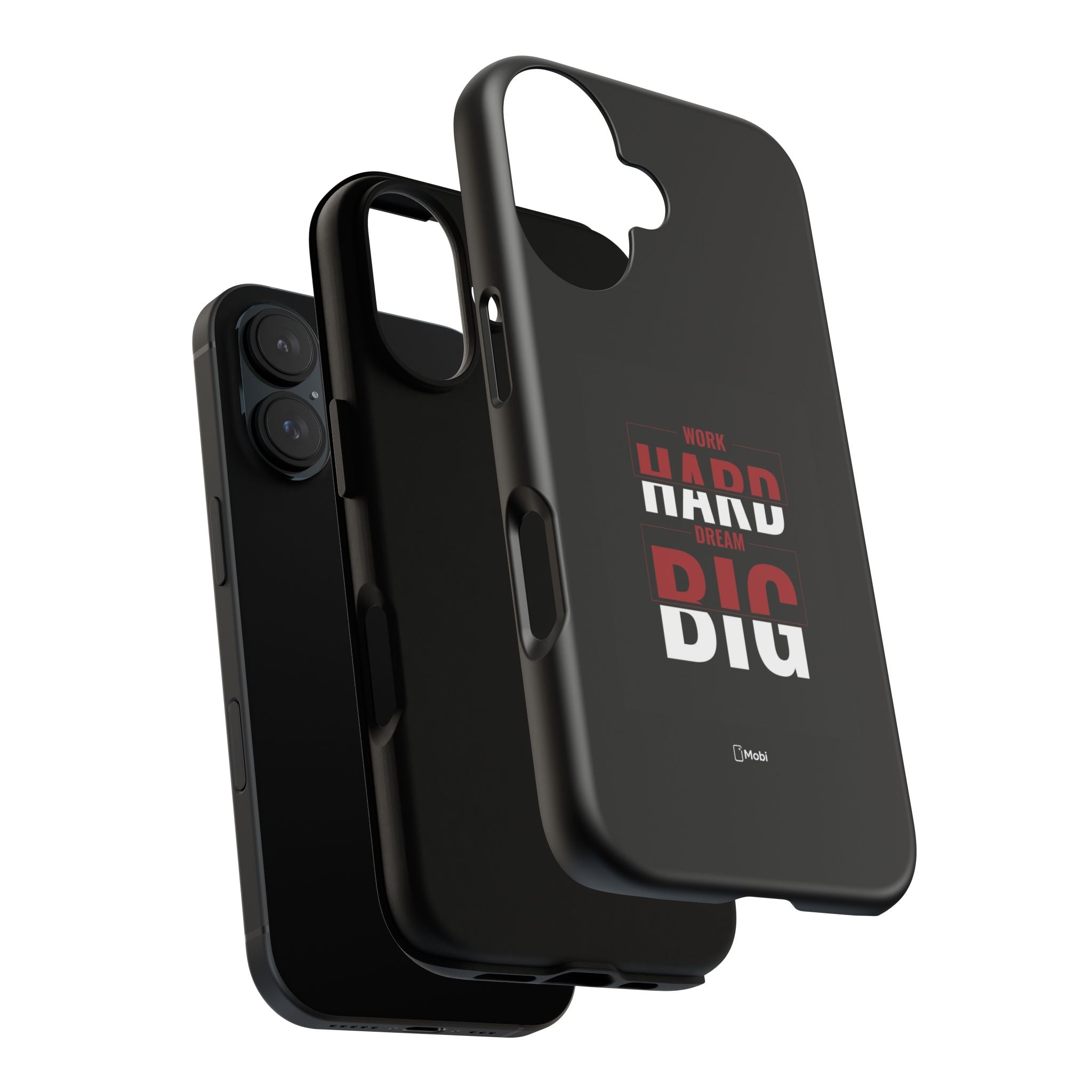 Phone Case - "Work Hard Dream Big" Motivational Tough Case