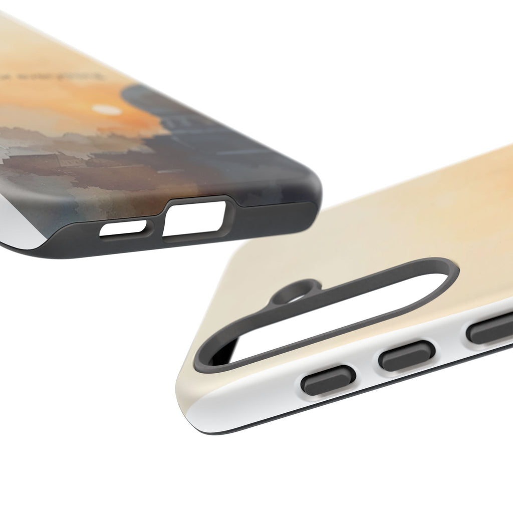 Alhamdulillah for Everything Phone Case — Islamic Mosque Sunrise Protective Cover