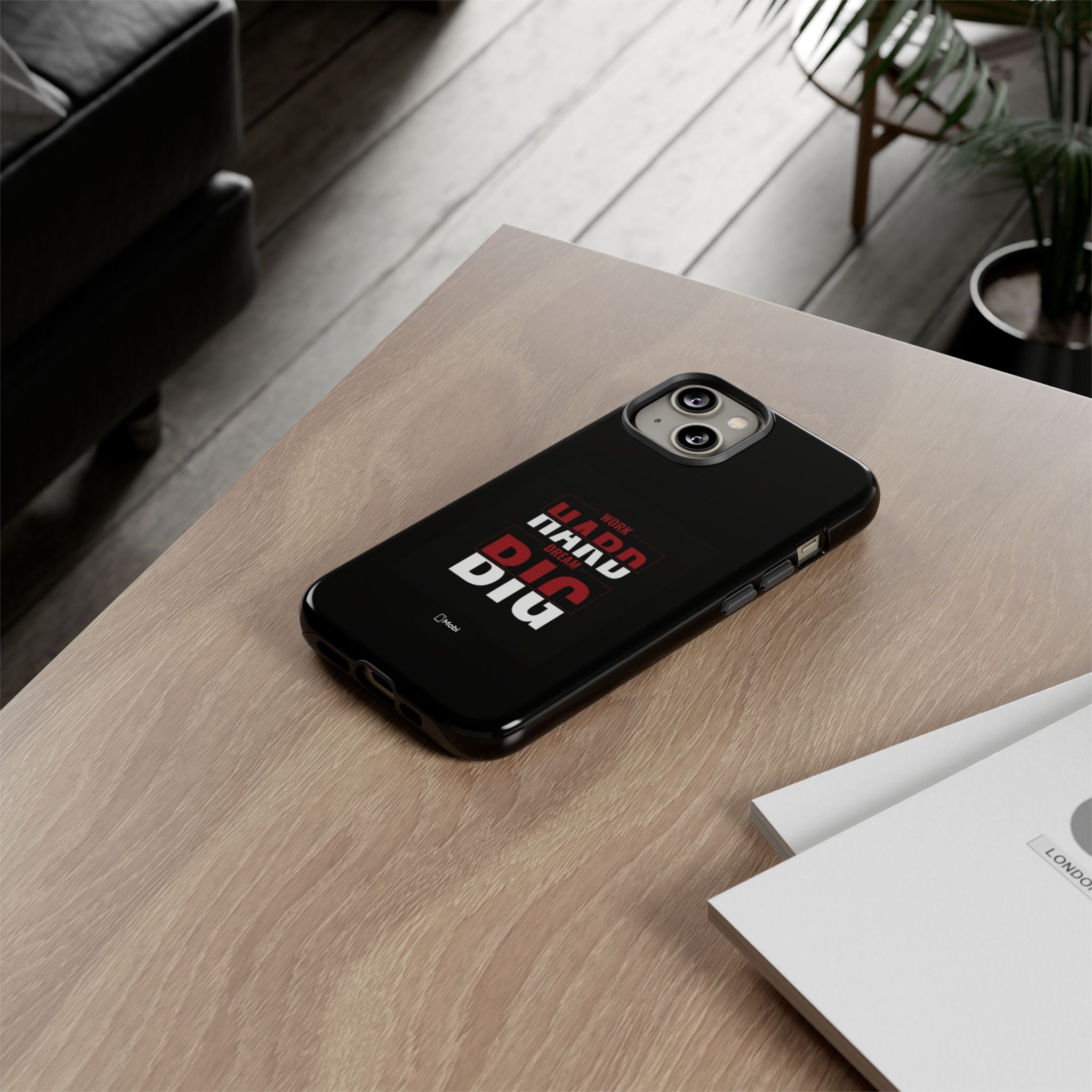 Phone Case - "Work Hard Dream Big" Motivational Tough Case