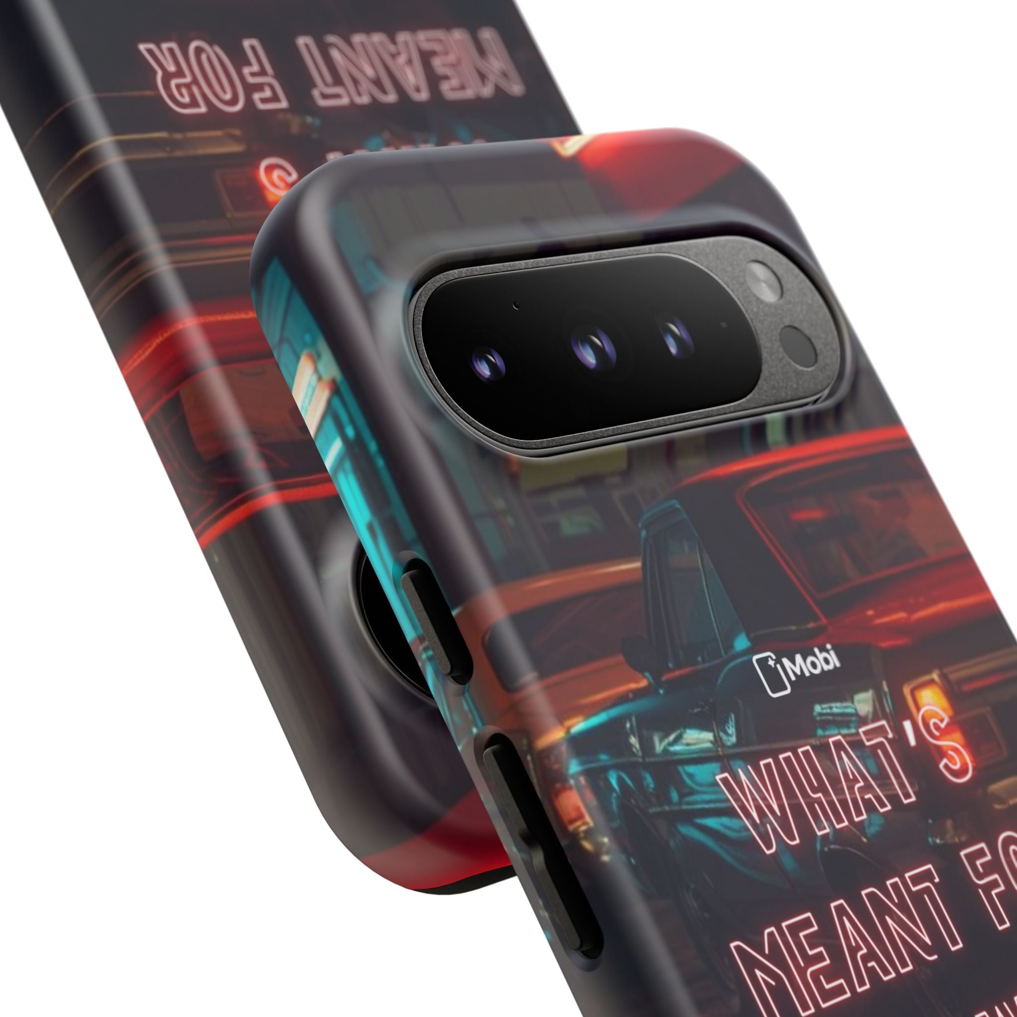 Neon Retro Phone Case — "What's Meant For You Will Always Find You"
