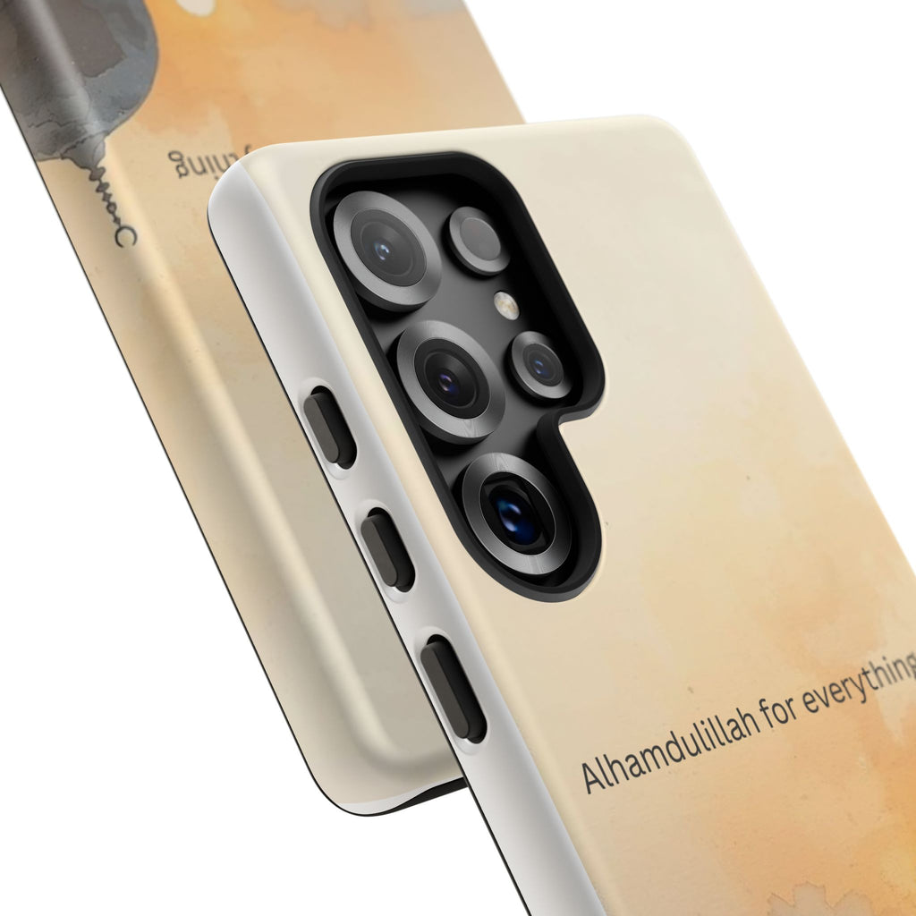 Alhamdulillah for Everything Phone Case — Islamic Mosque Sunrise Protective Cover