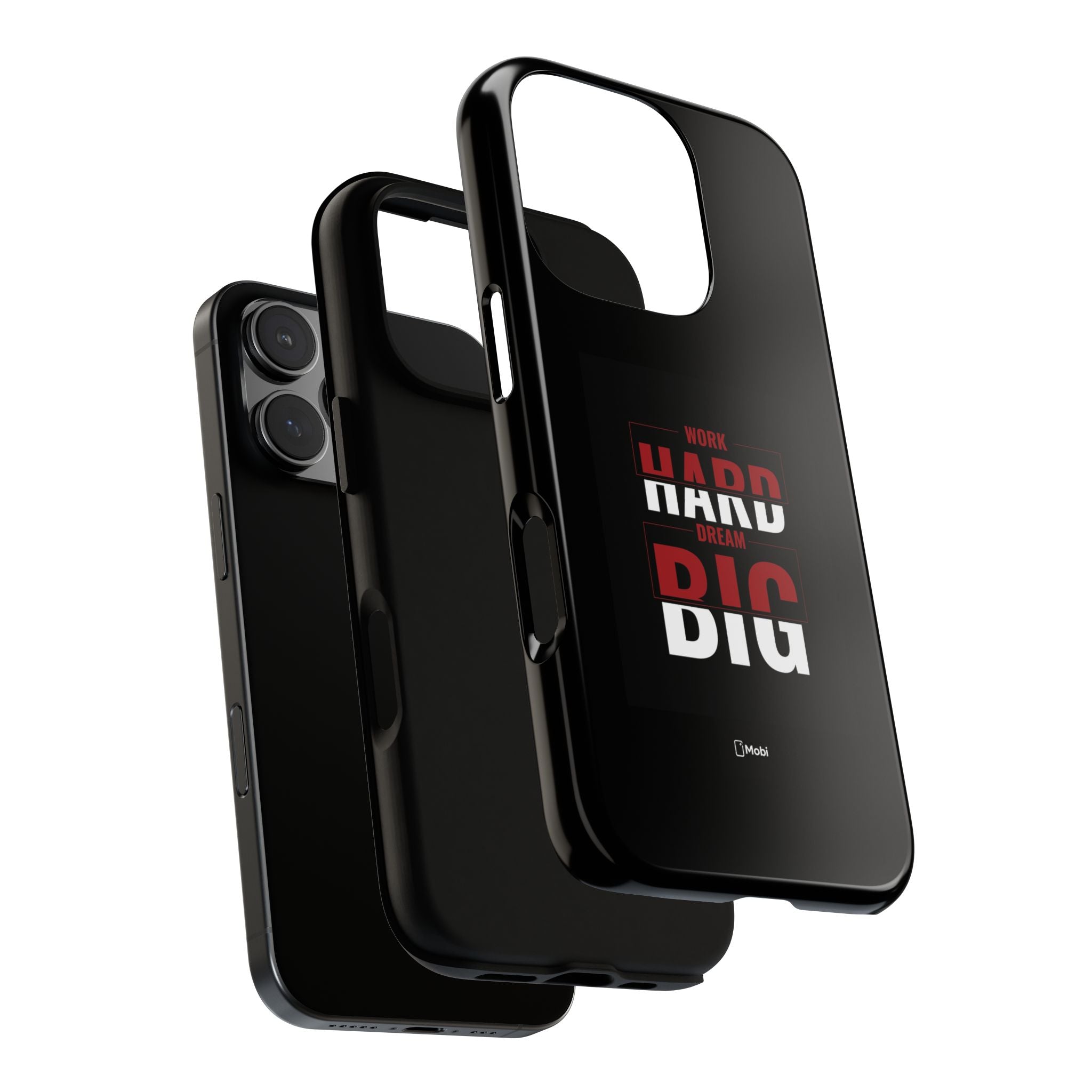 Phone Case - "Work Hard Dream Big" Motivational Tough Case
