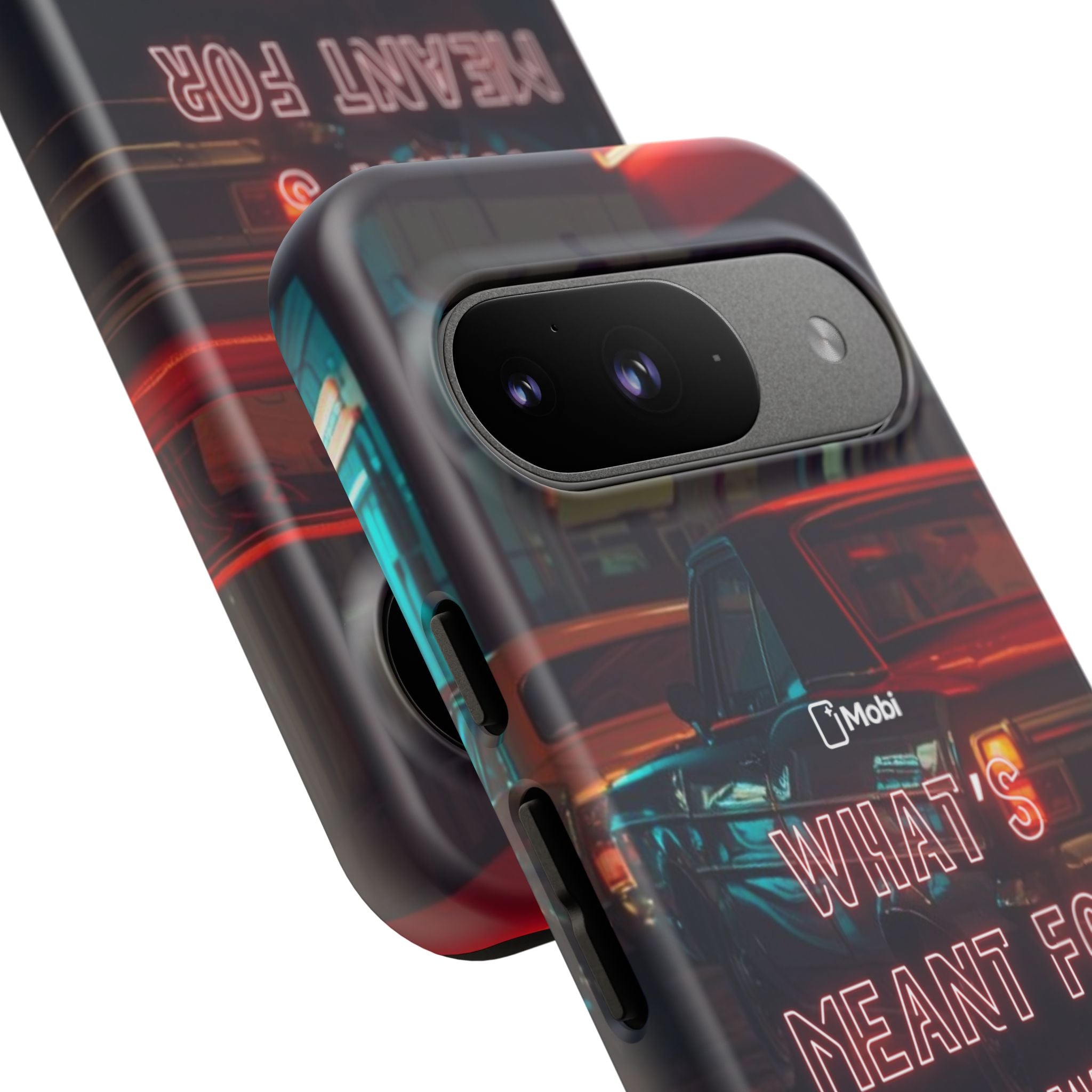 Neon Retro Phone Case — "What's Meant For You Will Always Find You"