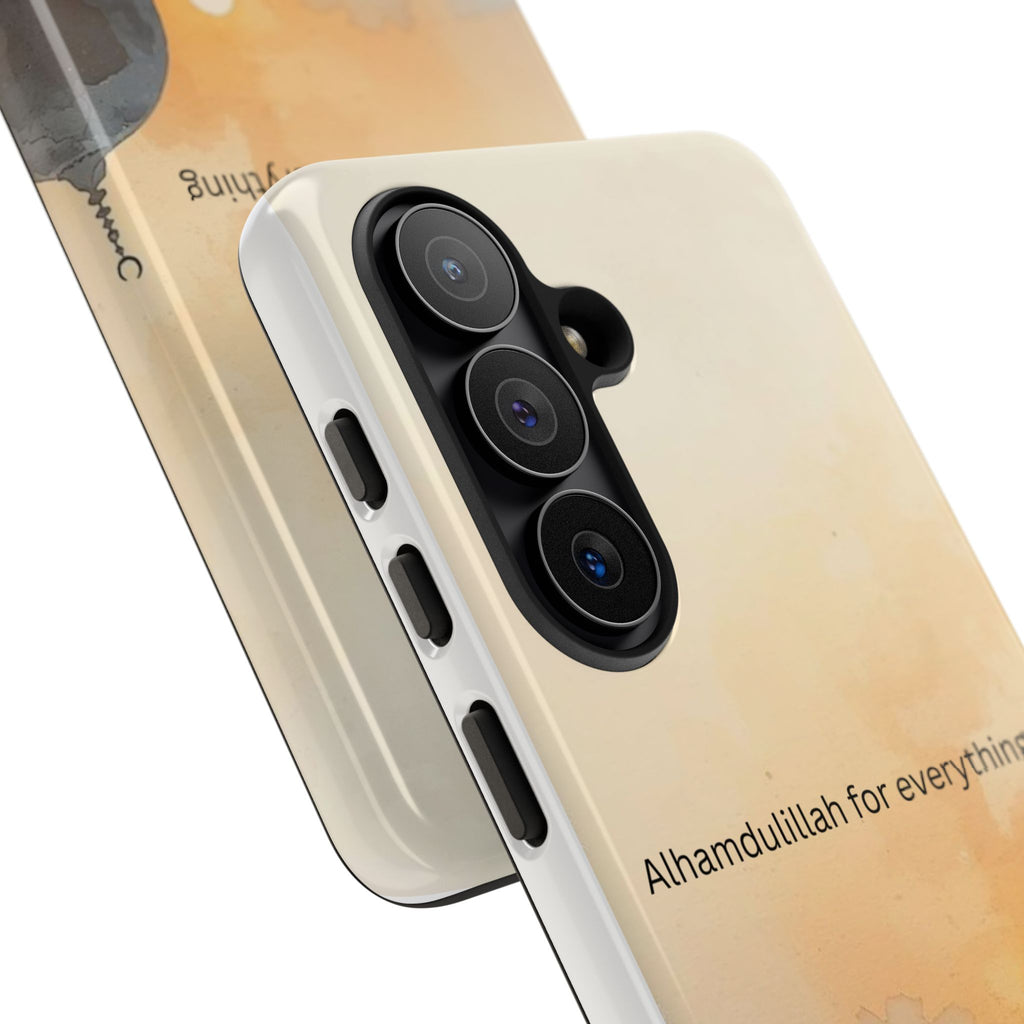 Alhamdulillah for Everything Phone Case — Islamic Mosque Sunrise Protective Cover