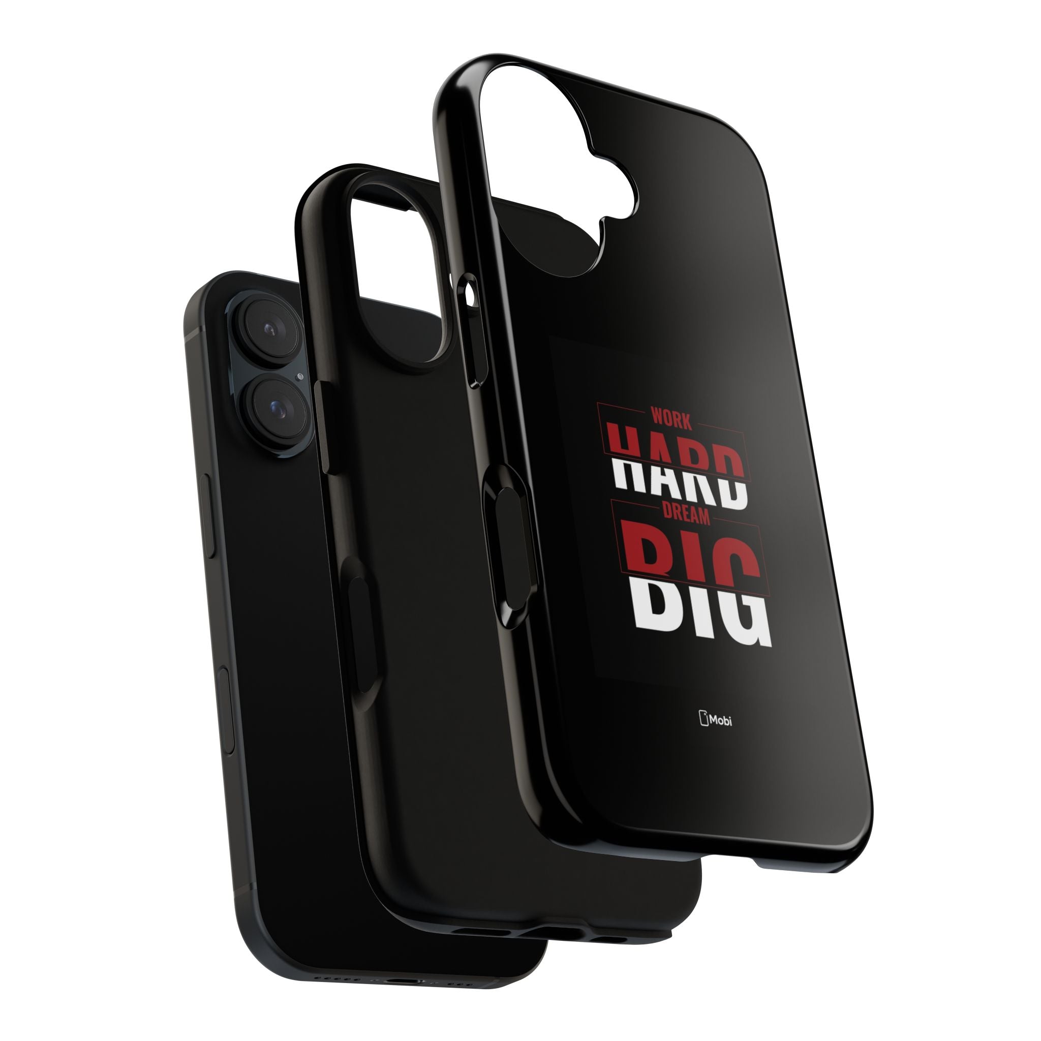 Phone Case - "Work Hard Dream Big" Motivational Tough Case