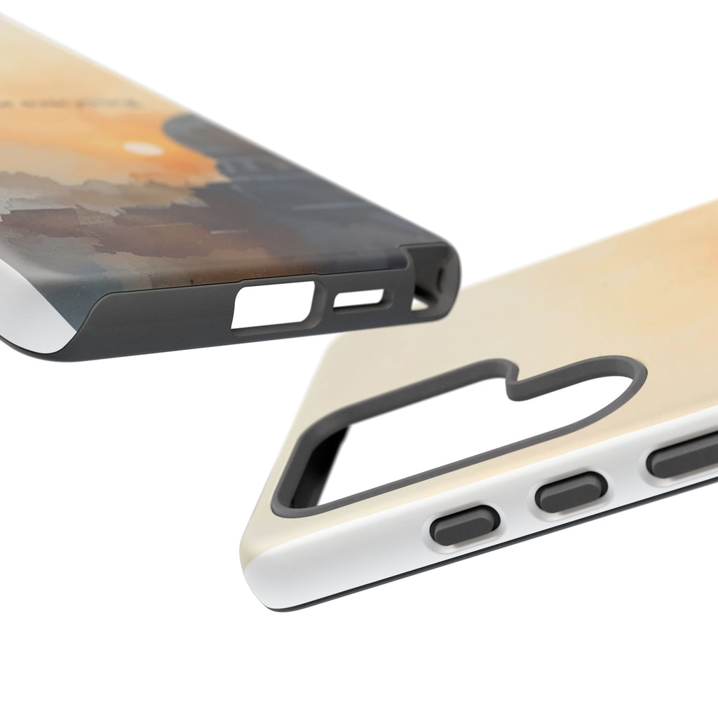 Alhamdulillah for Everything Phone Case — Islamic Mosque Sunrise Protective Cover