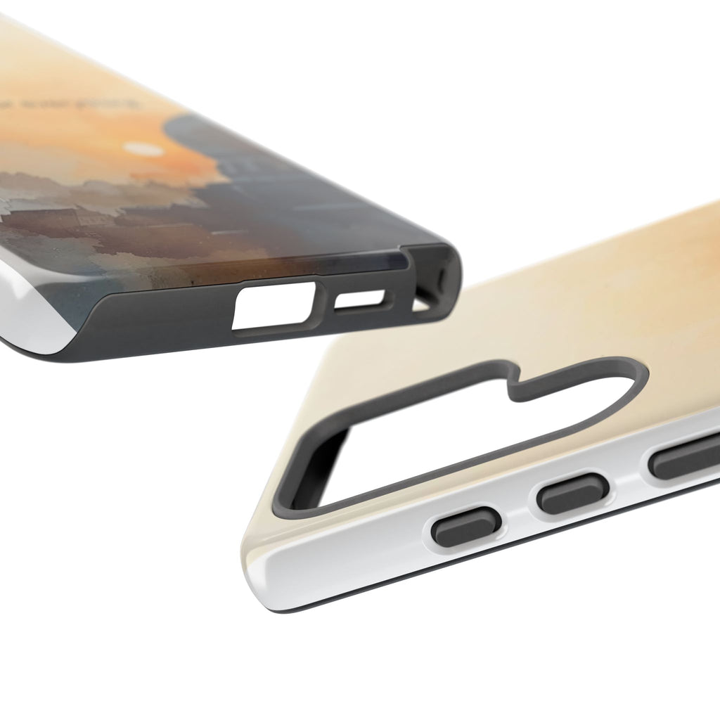 Alhamdulillah for Everything Phone Case — Islamic Mosque Sunrise Protective Cover