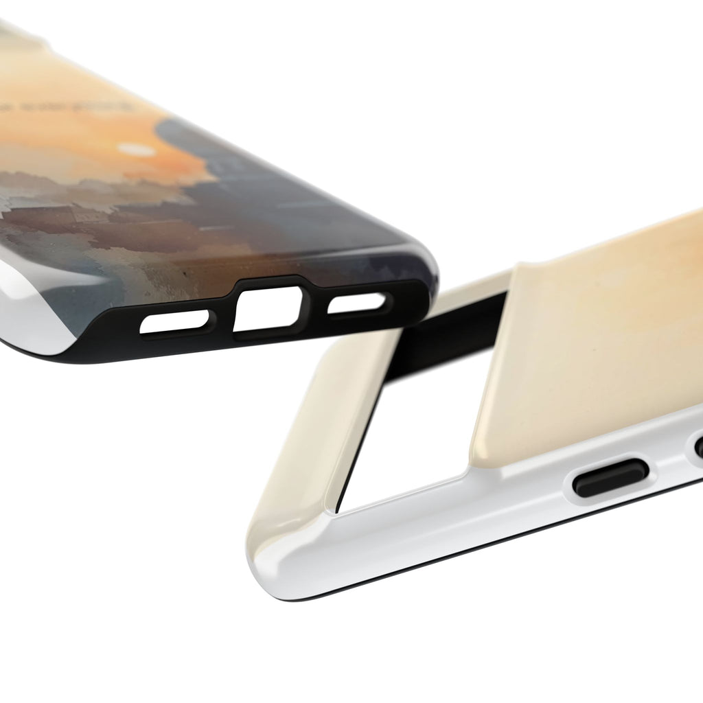 Alhamdulillah for Everything Phone Case — Islamic Mosque Sunrise Protective Cover