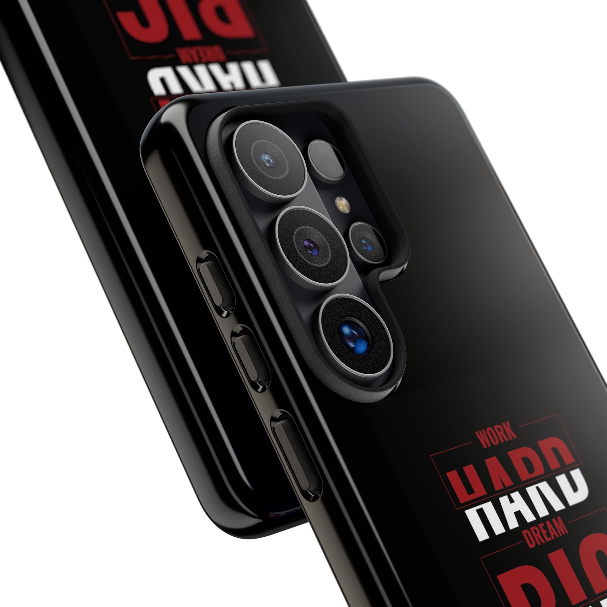 Phone Case - "Work Hard Dream Big" Motivational Tough Case