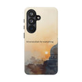 Alhamdulillah for Everything Phone Case — Islamic Mosque Sunrise Protective Cover