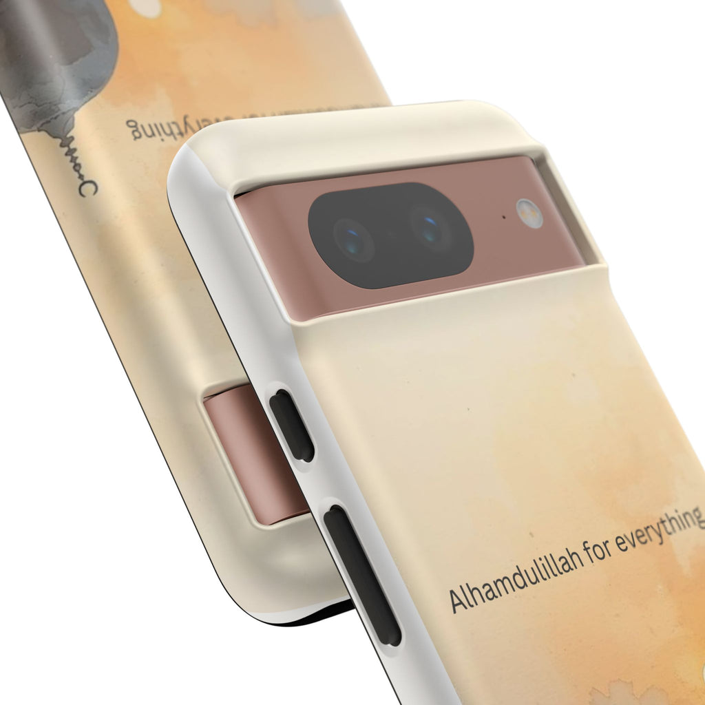Alhamdulillah for Everything Phone Case — Islamic Mosque Sunrise Protective Cover