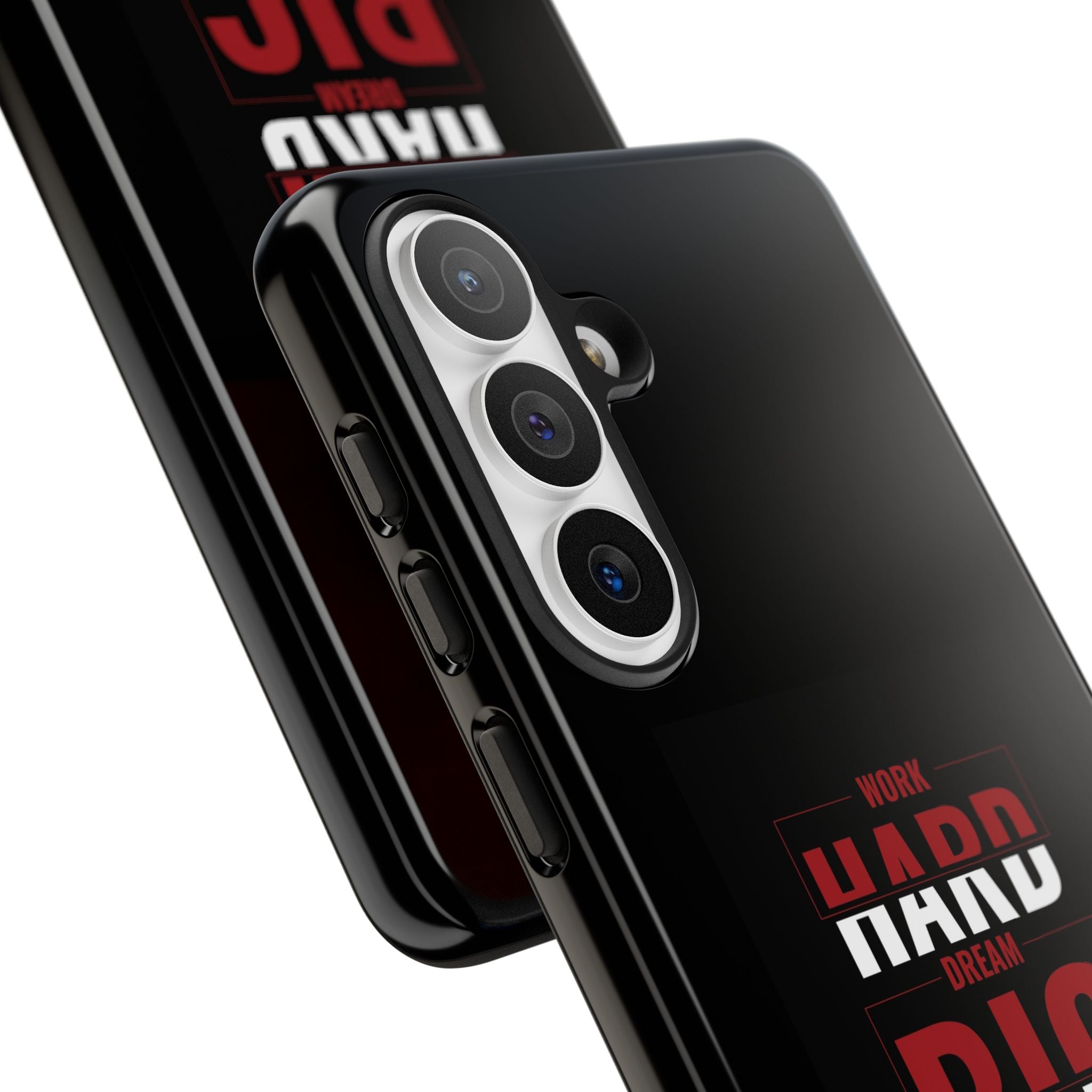 Phone Case - "Work Hard Dream Big" Motivational Tough Case