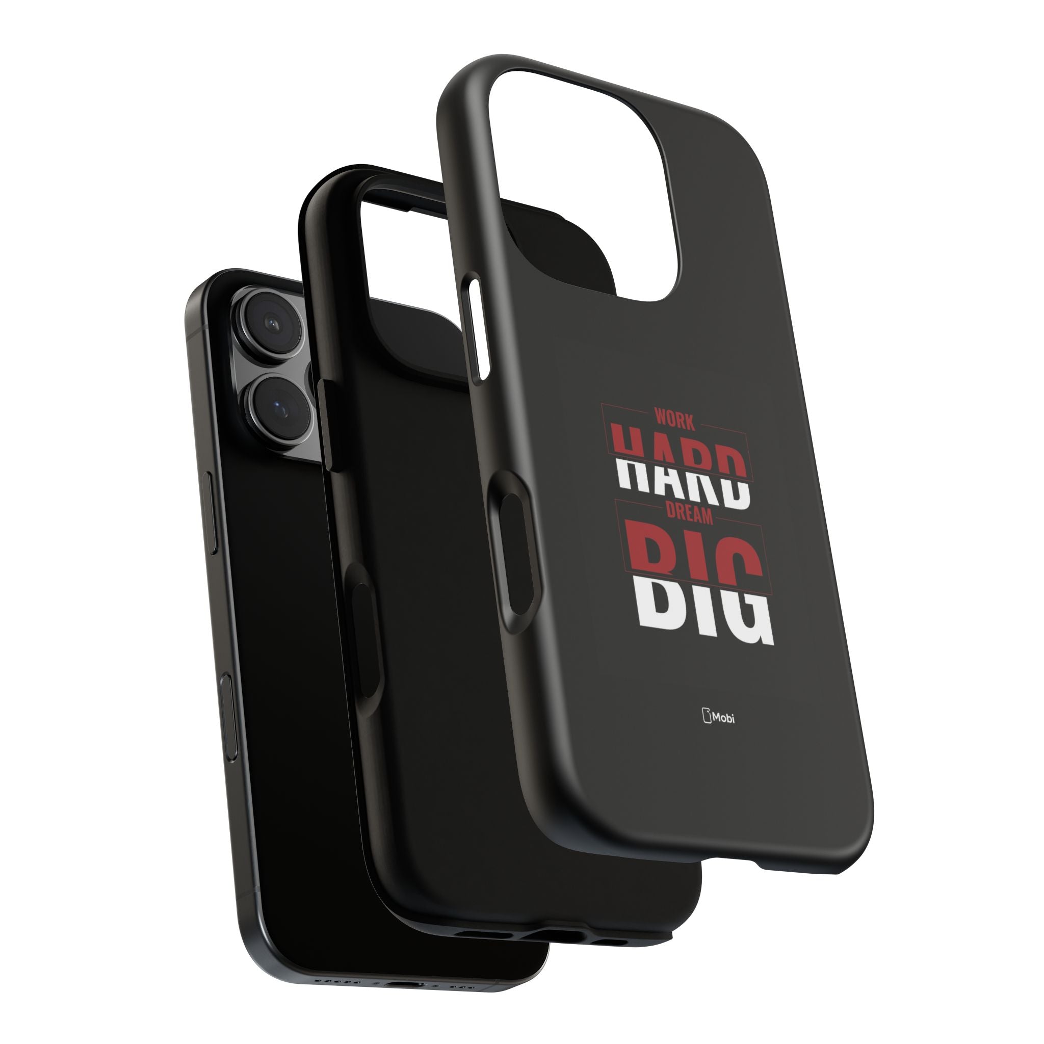 Phone Case - "Work Hard Dream Big" Motivational Tough Case